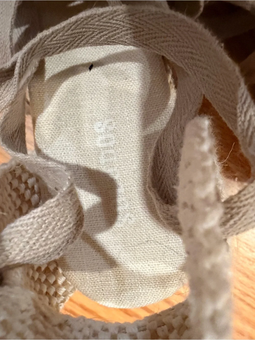 Soludos Taupe Canvas Ankle-Tie Espadrilles